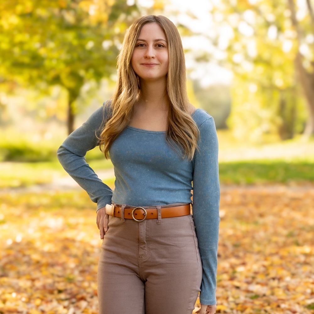 wild fable Ribbed Scoop-Neck Long Sleeve Top - Slate Blue